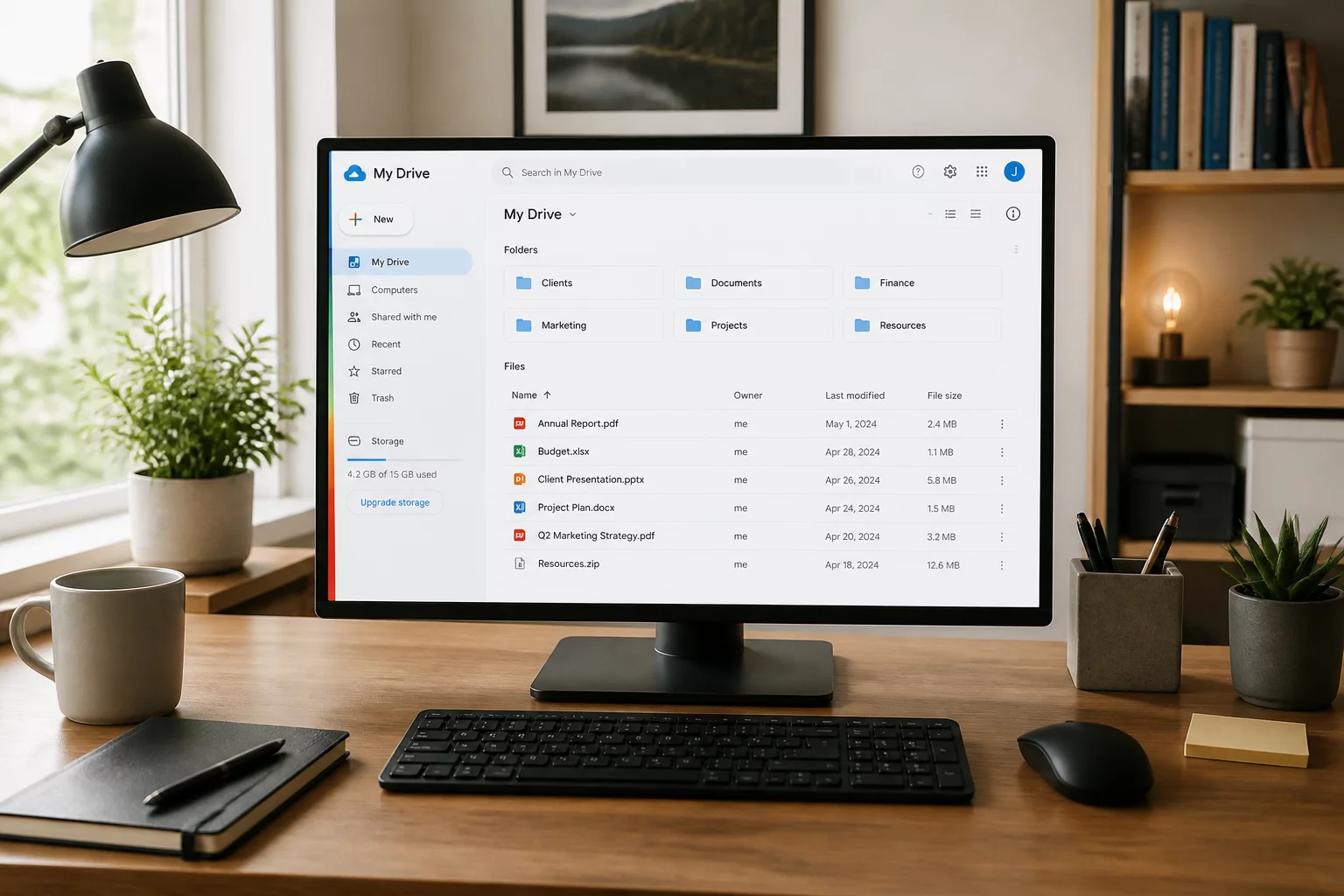 Financial Document Organization and Storage